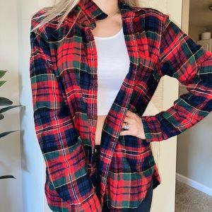 American eagle red, blue and green flannel!